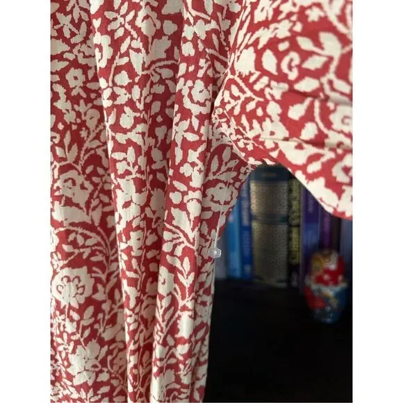 NWOT Faherty Caramel Dress In Spice Sunrise Floral Size XS - Picture 7 of 11